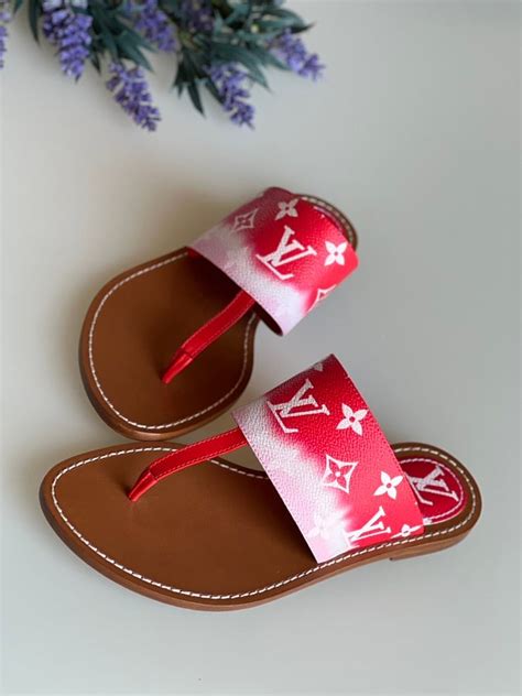 louis vuitton flip flops size|louis vuitton flip flops price.